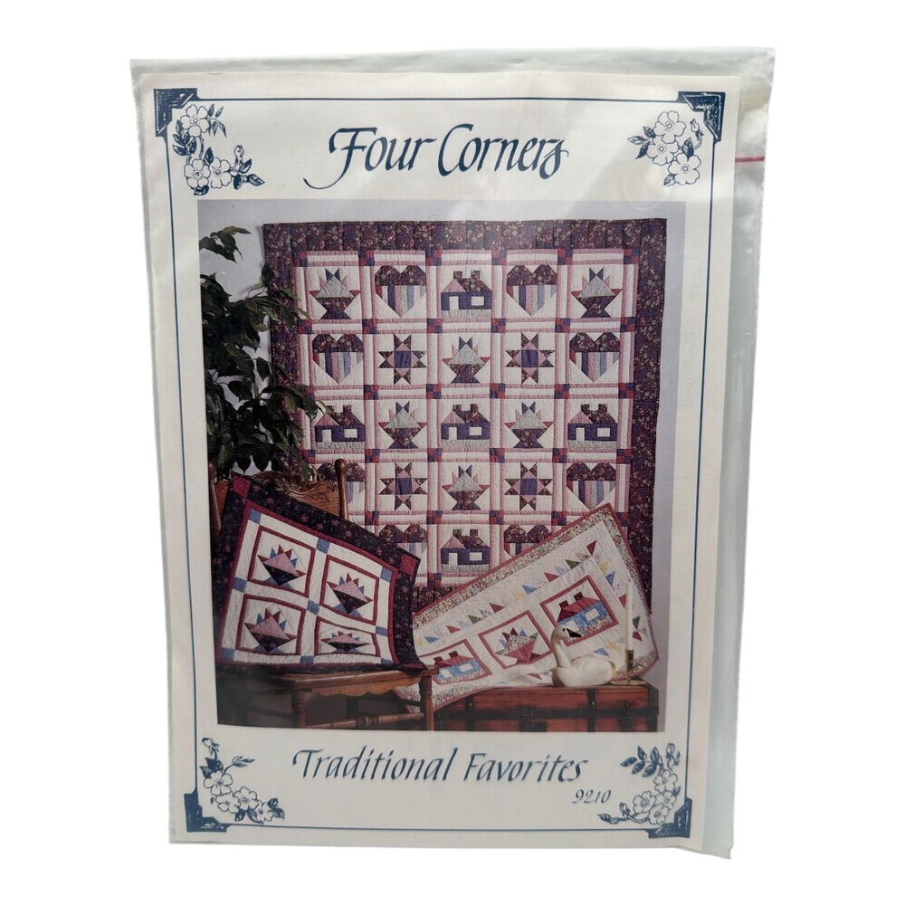 Four Corners Traditional Favorites 9210 Ohio Star House on the Hill Basket NEW